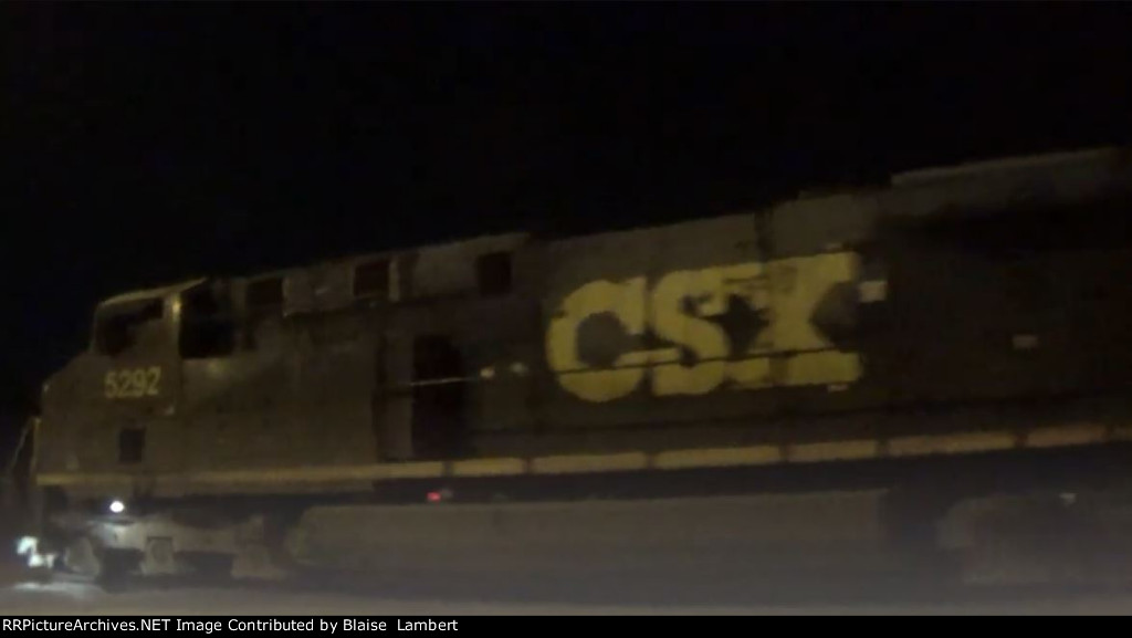 CSX grain train